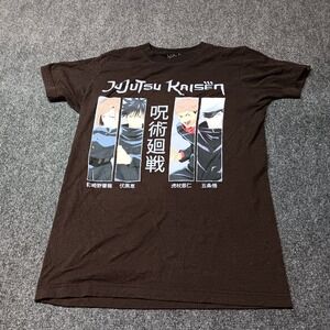 Jujutsu Kaisen Manga Shirt Adult Small Black Anime Graphic Crunchyroll